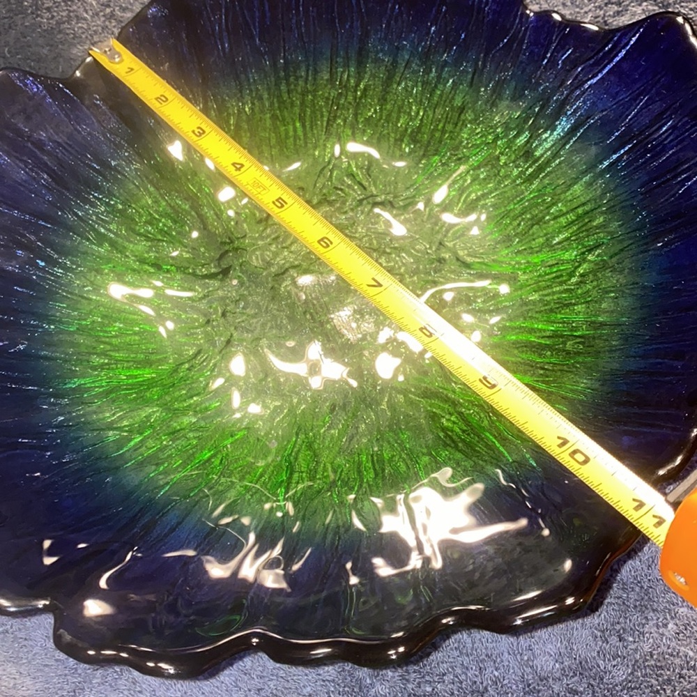 Beautiful Virios De Levantine Green Blue Dish from Spain - Picture 6 of 14